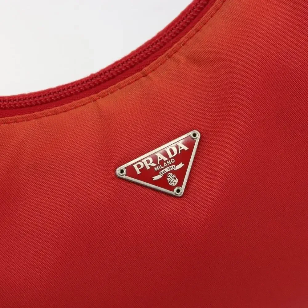 Prada Tessuto Pouch Red